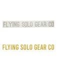 "Flying Solo Gear Co" Waterproof Die-Cut Decal - Flying Solo Gear Company