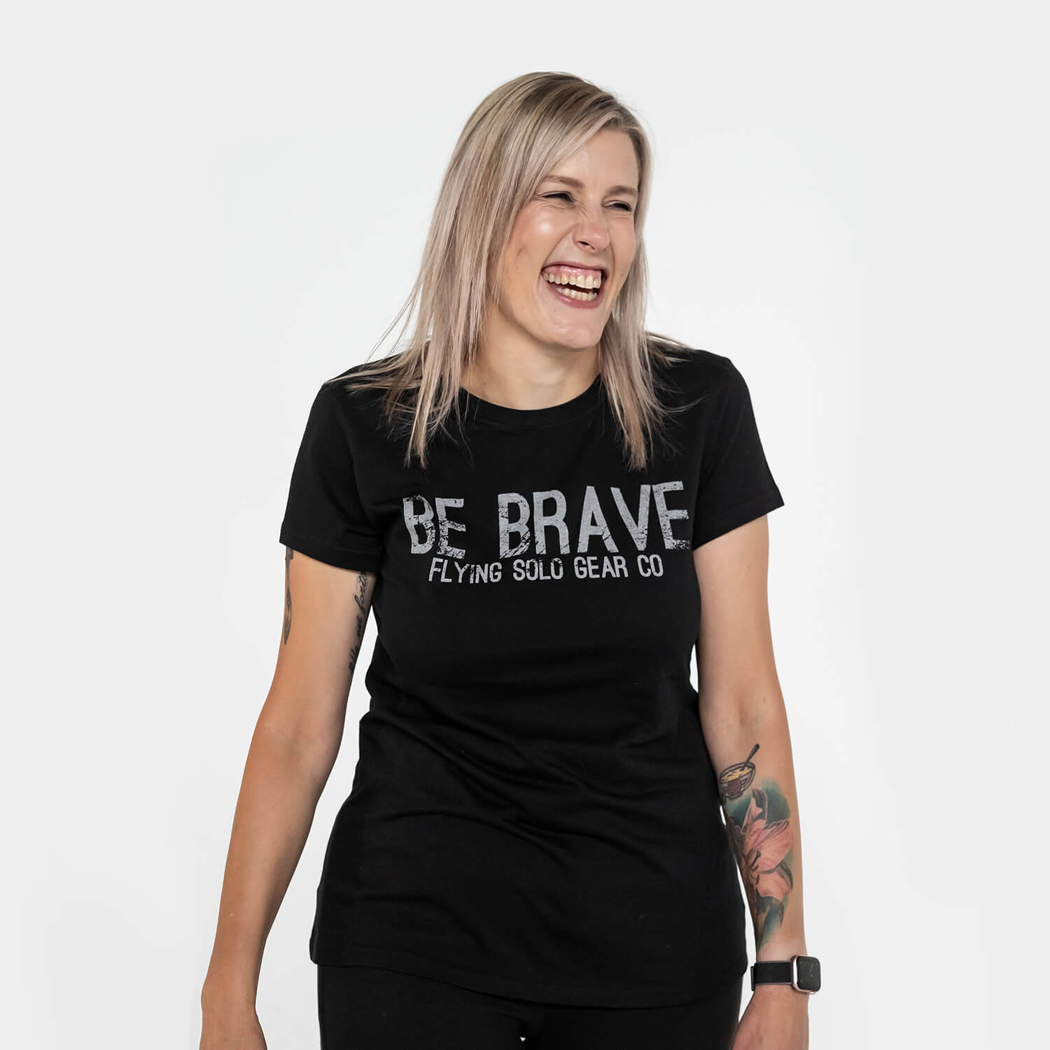 Women's BRAVE Ultra-lite Tee - Flying Solo Gear Company