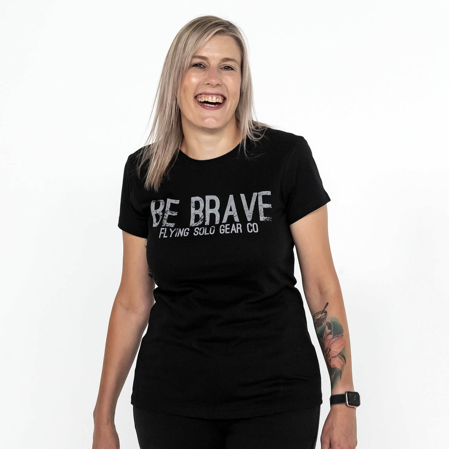 Women's BRAVE Ultra-lite Tee - Flying Solo Gear Company