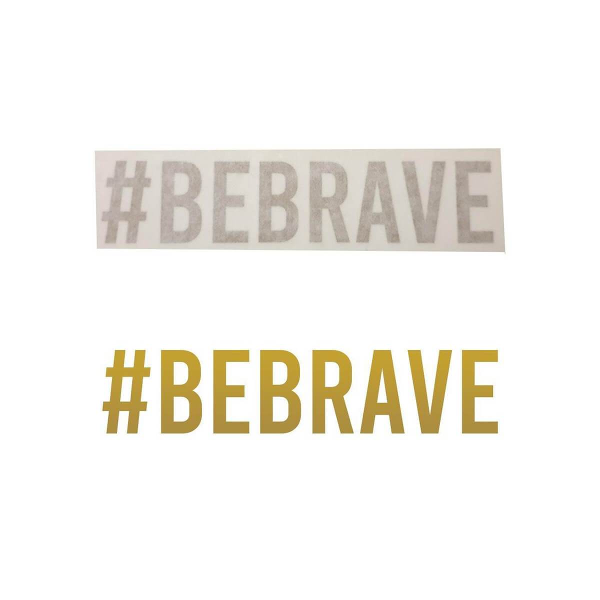 #BEBRAVE Waterproof Die-Cut Decal - Flying Solo Gear Company