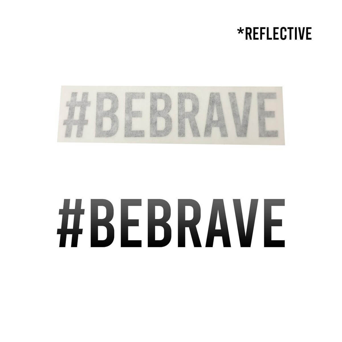 #BEBRAVE Waterproof Die-Cut Decal - Flying Solo Gear Company