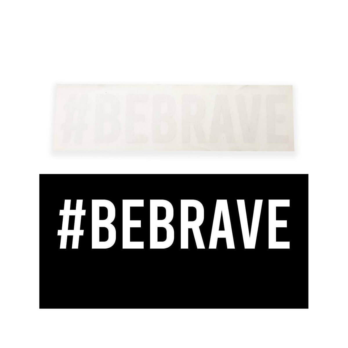 #BEBRAVE Waterproof Die-Cut Decal - Flying Solo Gear Company