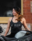 BRAVE Women's Tri-blend Racerback Tank Top - Flying Solo Gear Company