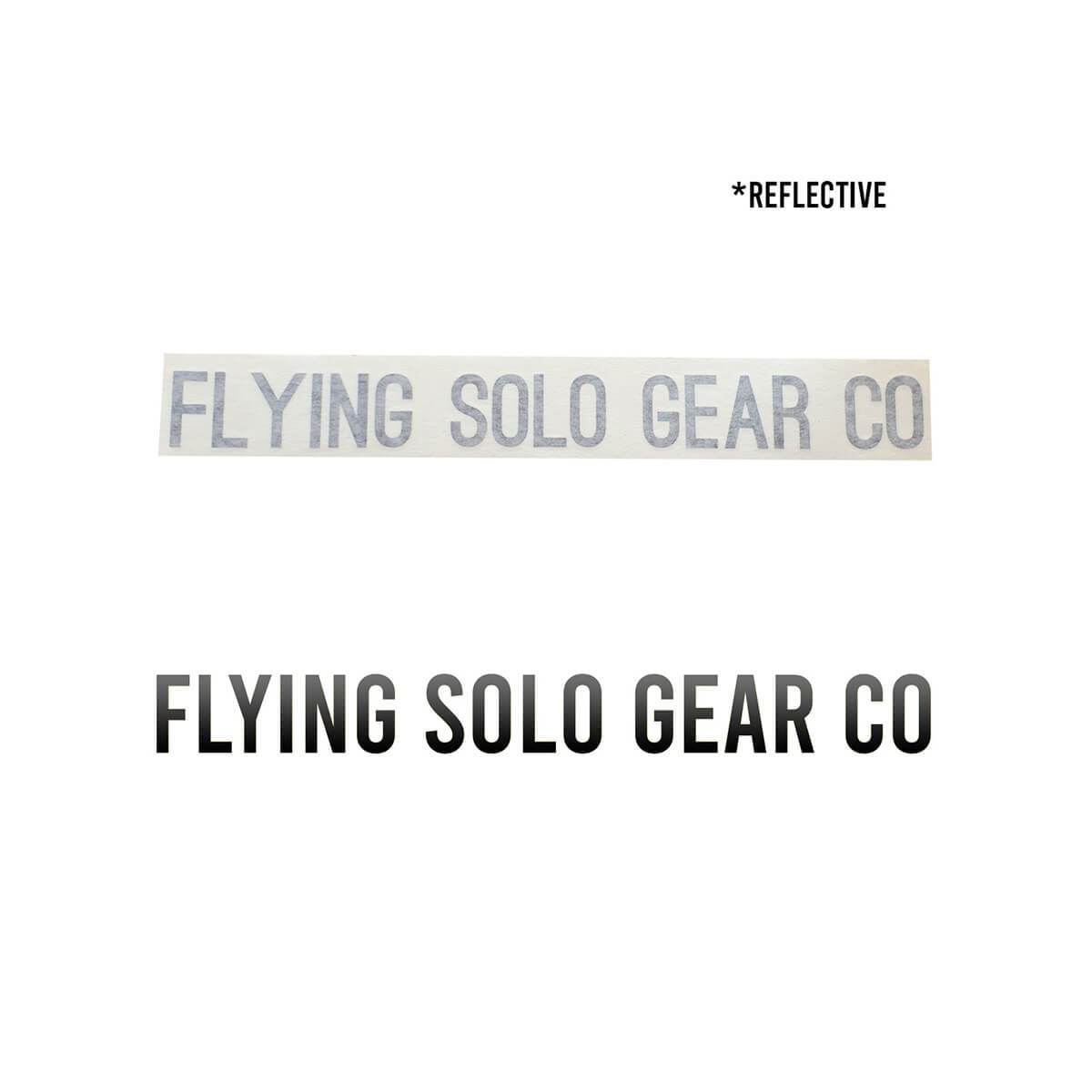 &quot;Flying Solo Gear Co&quot; Waterproof Die-Cut Decal - Flying Solo Gear Company