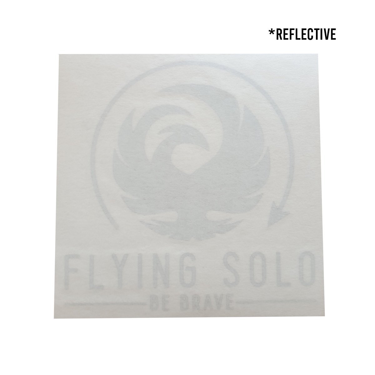 Flying Solo Original Waterproof Die-Cut Decal - Flying Solo Gear Company