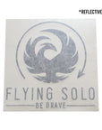 Flying Solo Original Waterproof Die-Cut Decal - Flying Solo Gear Company